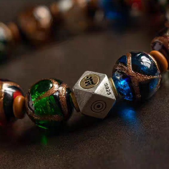 Prosperity Energy Zodiac Incense Ash Crystal Bracelet