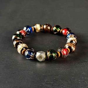 Prosperity Energy Zodiac Incense Ash Crystal Bracelet