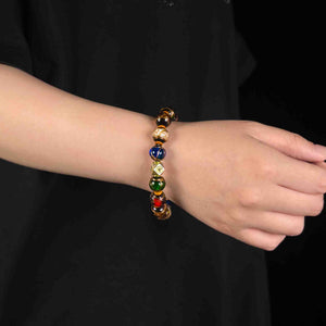 Prosperity Energy Zodiac Incense Ash Crystal Bracelet