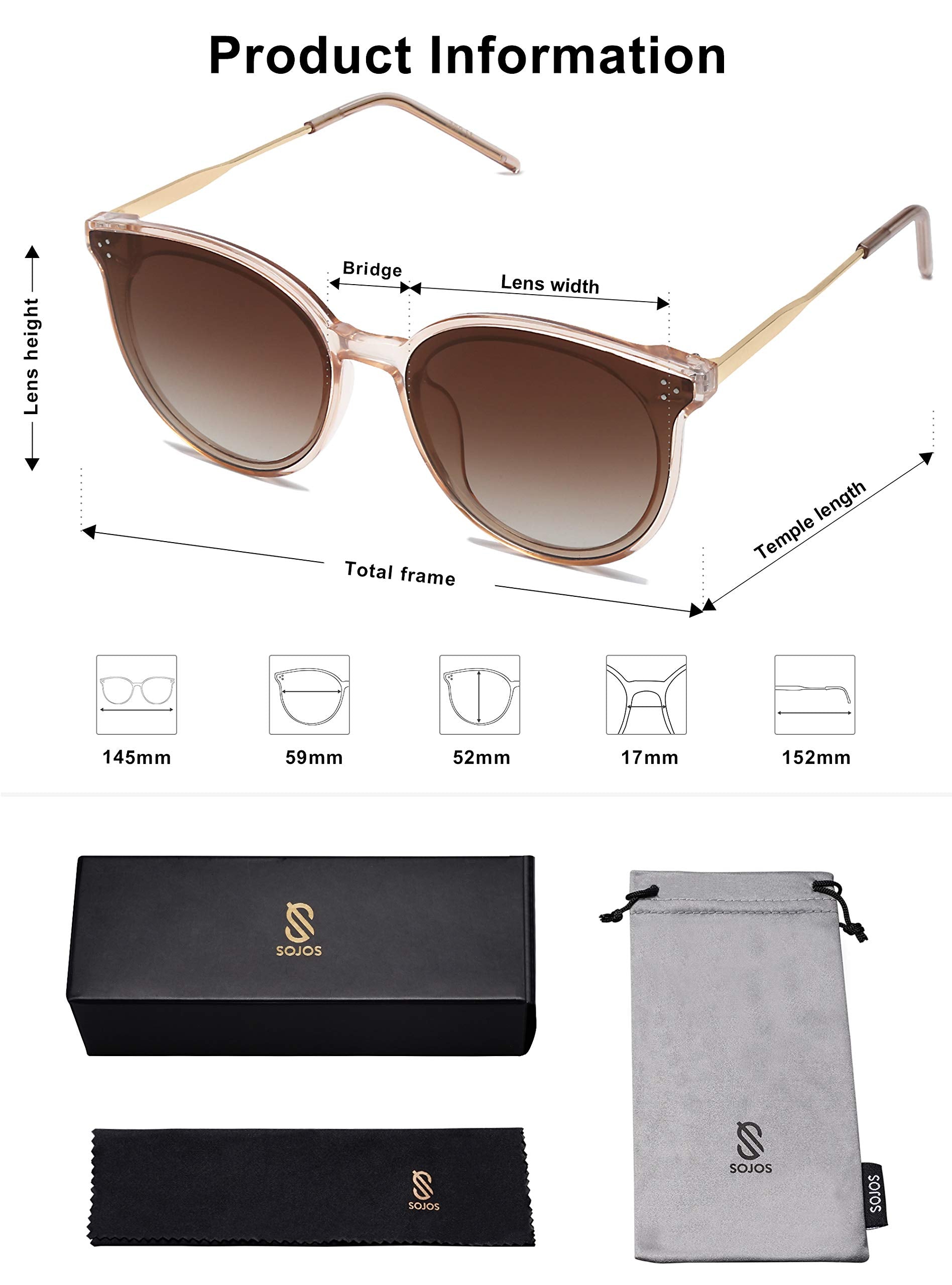 Retro Round Sunglasses for Women