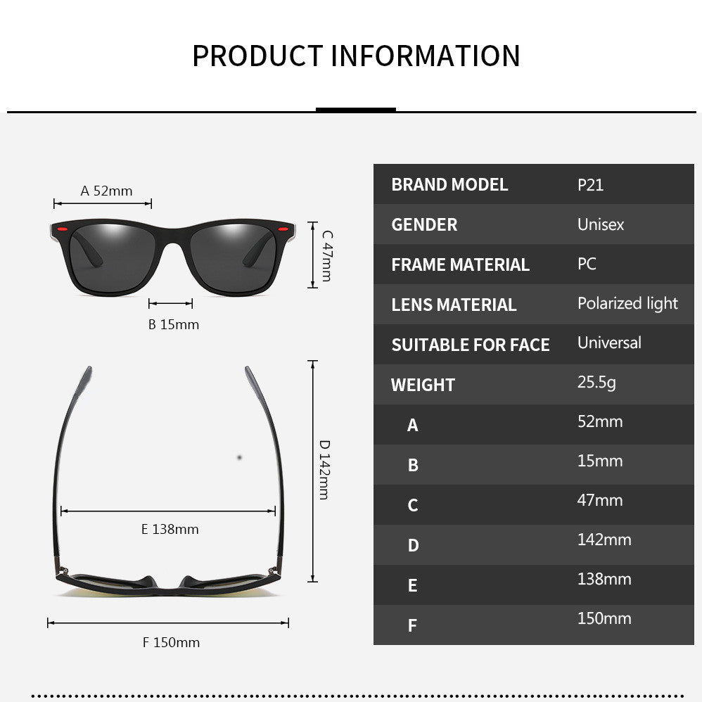 Polarized Sunglasses Men Women Driver Shades Male Vintage Sun Glasses Men Spuare Mirror Summer UV400OculoS