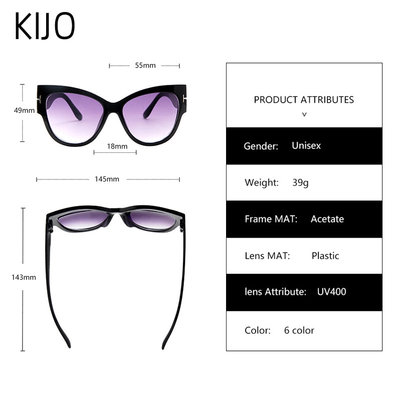 Women Oversized Frame Vintage Sun Glasses sunglasses