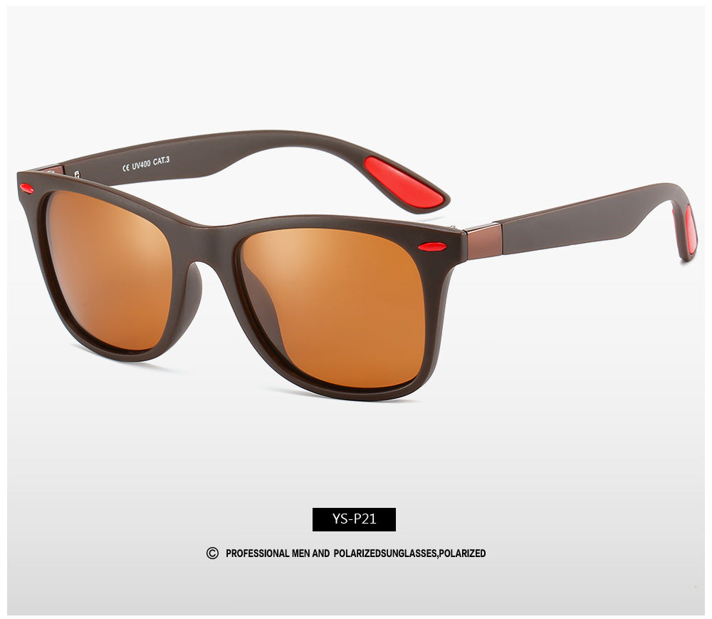 Polarized Sunglasses Men Women Driver Shades Male Vintage Sun Glasses Men Spuare Mirror Summer UV400OculoS