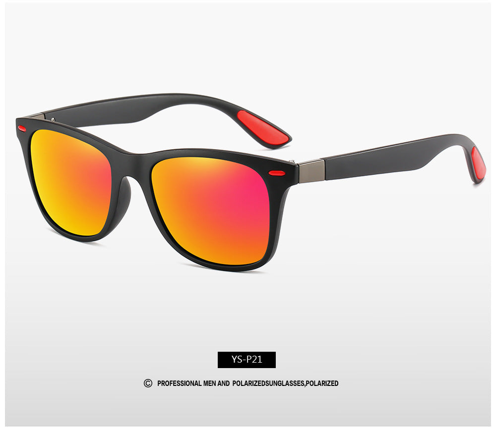 Polarized Sunglasses Men Women Driver Shades Male Vintage Sun Glasses Men Spuare Mirror Summer UV400OculoS
