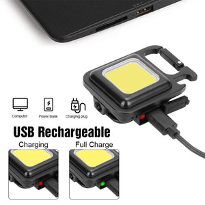 Keychain Mini Flashlight Rechargeable